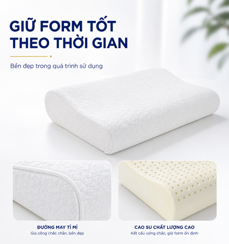 Gối cao su cao cấp Dunlopillo Nova Countour
