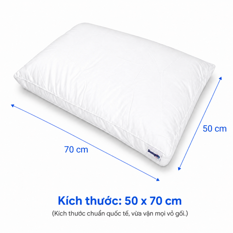 Gối Bông Dunlopillo White Cloud Premium Fiberfill 1300g