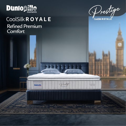 Nệm lò xo cao cấp CoolSilk ROYALE Prestige 33 cm