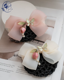  Kẹp Búi Tóc Lưới Công Sở Nơ Voan Đính Hoa Tulip Cánh Bướm Cao Cấp KB01 