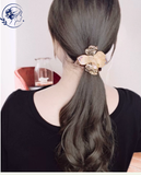  Dây Buộc Tóc Hoa Đá Vải Nhung Cao Cấp: DB02 