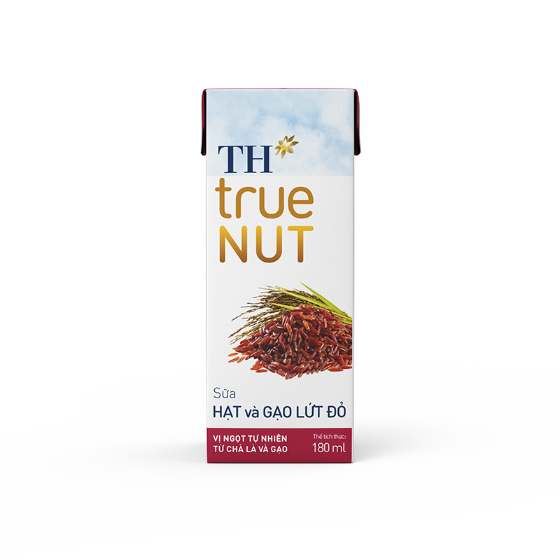 Sữa Hạt và Gạo lứt đỏ TH true NUT 180 ml
