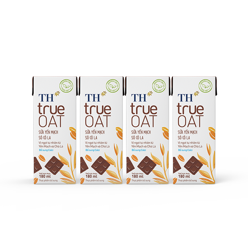 Sữa yến mạch Sô cô la TH true OAT 180 ml