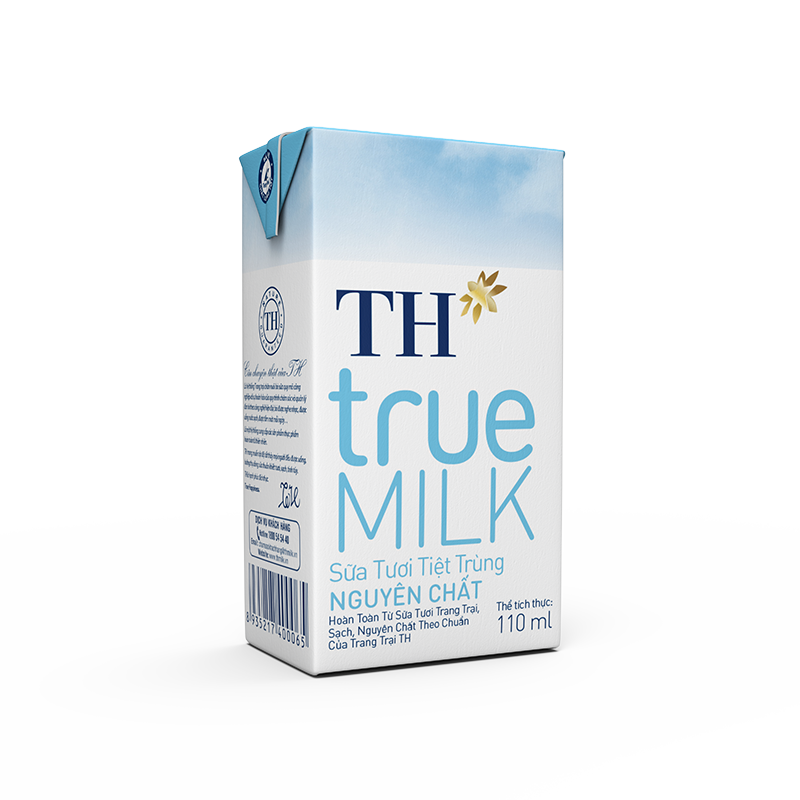 Sữa tươi tiệt trùng Nguyên chất TH true MILK 110 ml