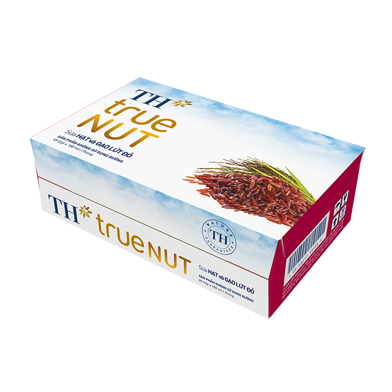 Sữa Hạt và Gạo lứt đỏ TH true NUT 180 ml