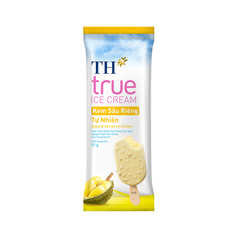 Kem que Sầu riêng tự nhiên TH true ICE CREAM 52 g