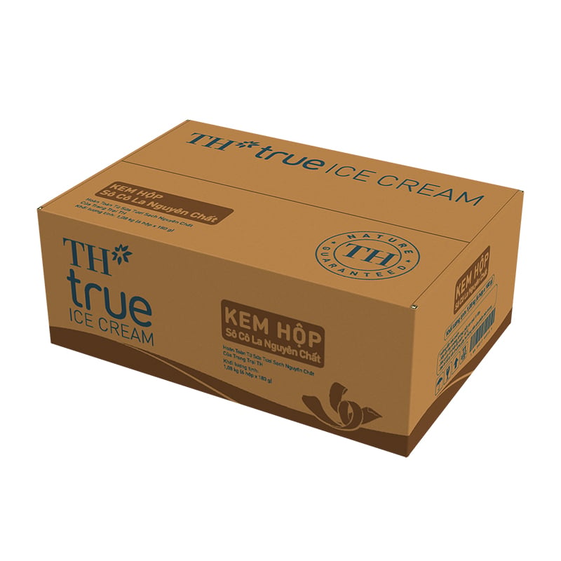 Kem hộp Sô cô la TH true ICE CREAM 180 g