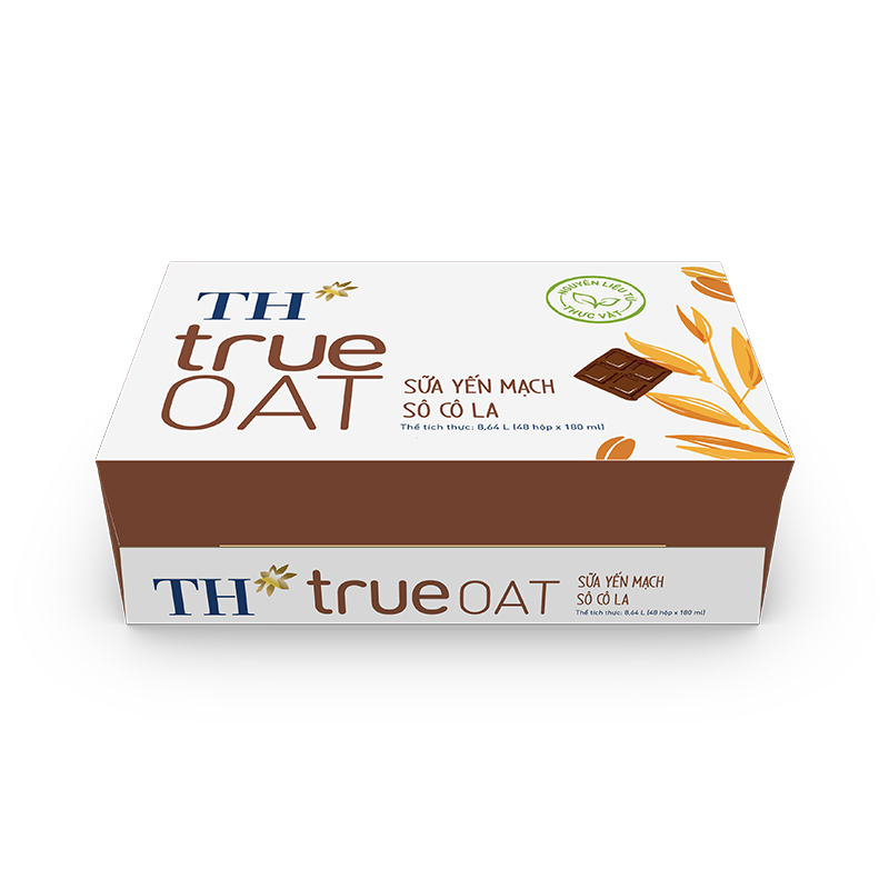 Sữa yến mạch Sô cô la TH true OAT 180 ml