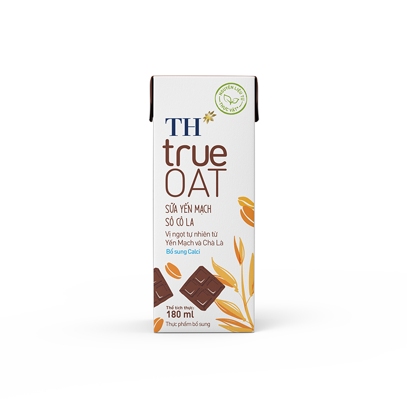 Sữa yến mạch Sô cô la TH true OAT 180 ml