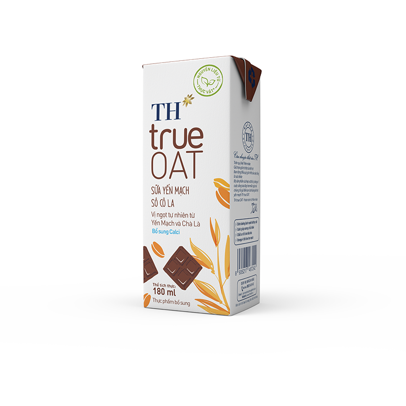 Sữa yến mạch Sô cô la TH true OAT 180 ml
