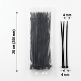  Dây Thít Nhựa 4x250mm Túi 260gram (250 Sợi) 