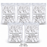  Kẹp Chì Nhựa Tròn 30Cm Túi 100c 
