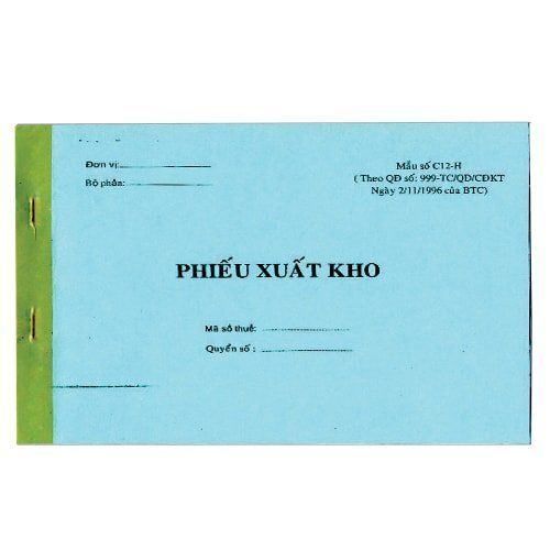  Phiếu Xuất Kho 1 Liên Thường 