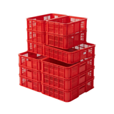  Sọt Nhựa Sóng Hở BPG8W-52V 8 Bánh Xe 