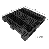  Pallet Nhựa Tái Chế 1 Mặt 1100x1100x150 