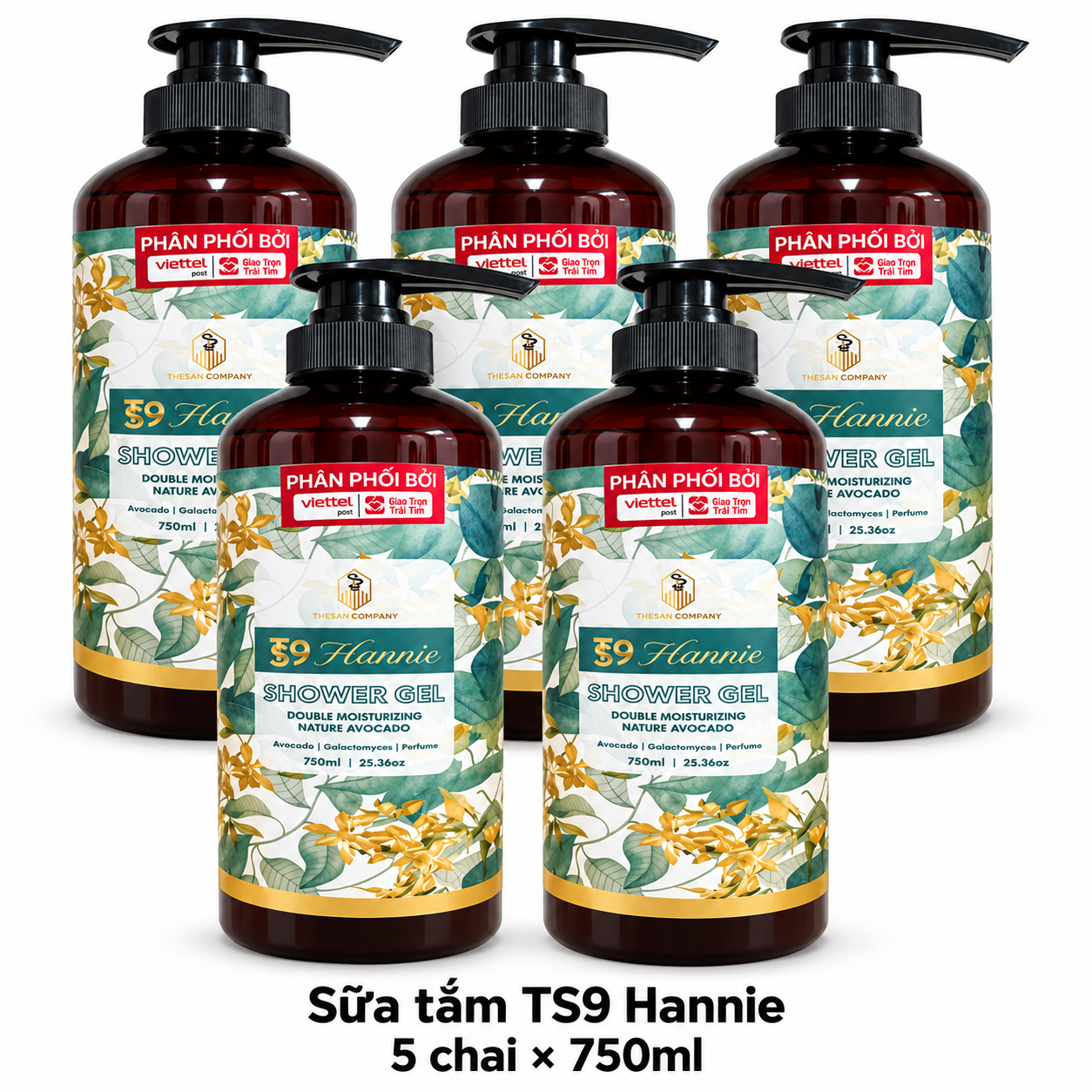  Sữa Tắm TS9 Hannie 750ml 