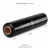  Màng PE Màu Đen 50cm - 17mic 