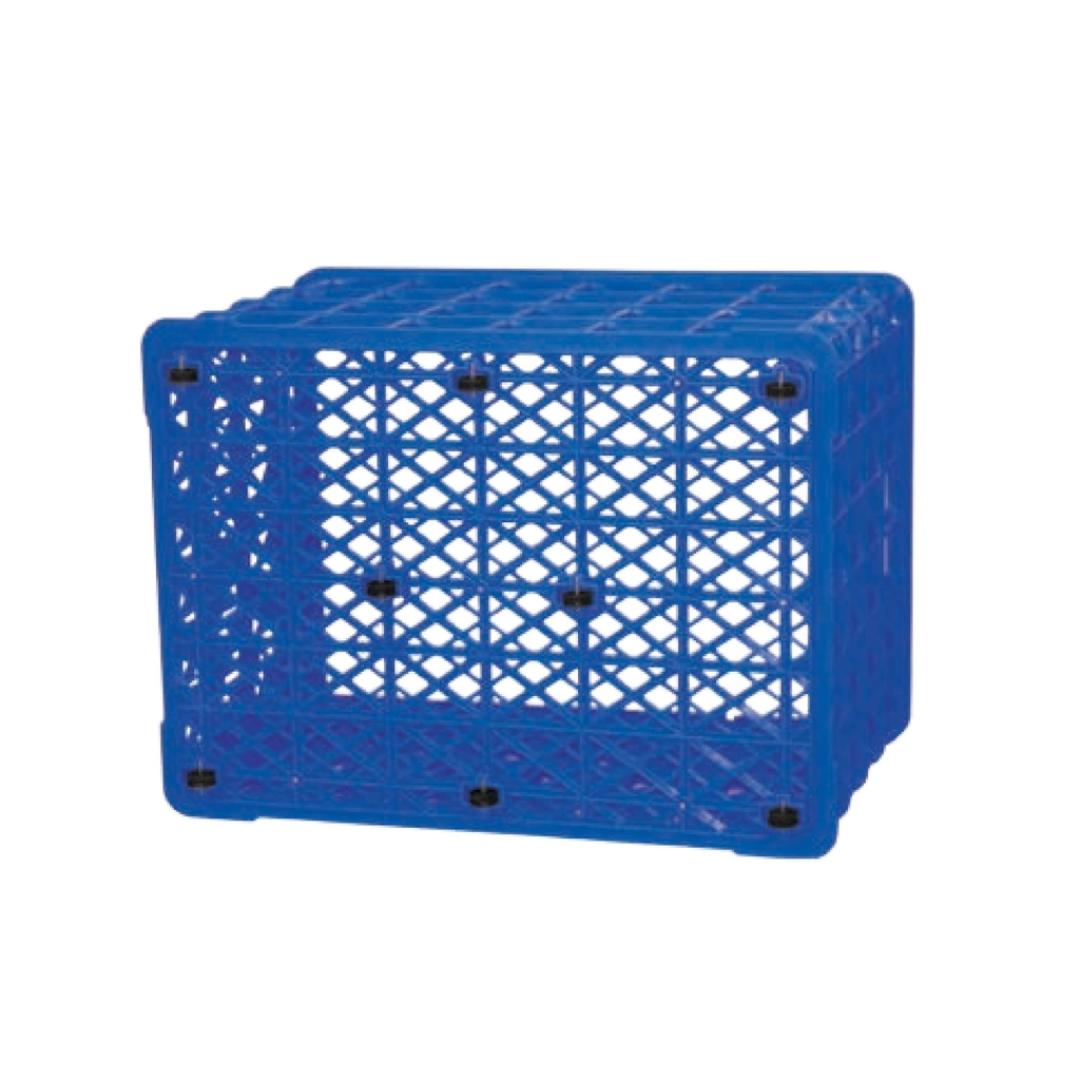  Sọt Nhựa Sóng Hở BPG8W-52V 8 Bánh Xe 