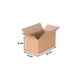  Hộp Carton 3 Lớp Sóng B 10x6x6cm 