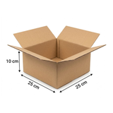  Hộp Carton 25x25x10 2 Nâu 3 Lớp 
