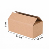  Hộp Carton 3 Lớp Sóng B 20x10x6cm 