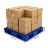  Pallet HDPE 1200x1000x150 Các Mặt 