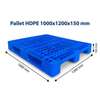  Pallet Nhựa Liền Khối BPG120.100.OP11-2 