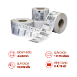  Decal In Nhiệt Cuộn 1000 Tem 40x30mm 
