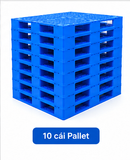  Pallet Nhựa Xanh 1200x1000x150 Các Mặt 