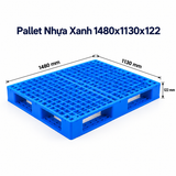  Pallet Nhựa Xanh 1480x1130x122 