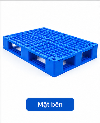  Pallet Nhựa Xanh Lót Sàn 1000x600x100 