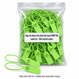  Kẹp Chì Nhựa Tròn 30Cm Túi 100c 
