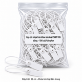  Kẹp Chì Nhựa Tròn 30Cm Túi 100c 