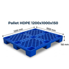  Pallet HDPE 1200x1000x150 Nhiều Chân 