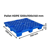  Pallet HDPE Chân Cốc Cao 140mm 