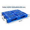  Pallet HDPE 1000x800x155 3 Chân 