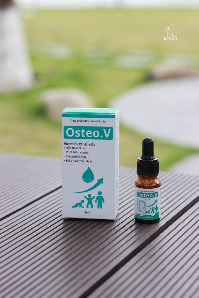 VITAMIN D3 THUẦN NỀN DẦU OSTEO.V
