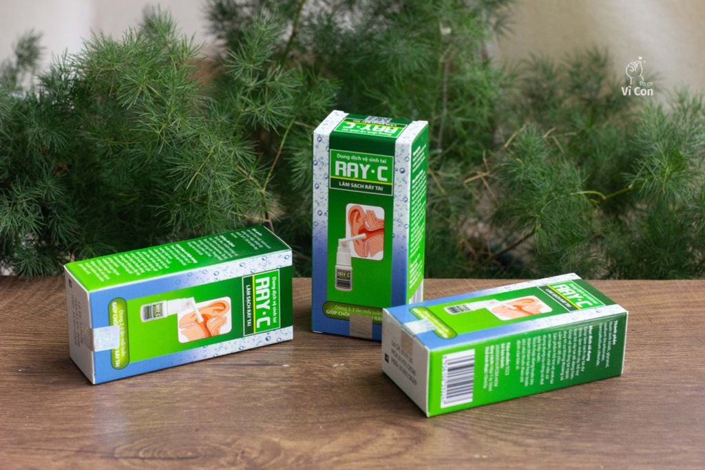 Dung dịch vệ sinh tai Ray-C, Làm Sạch Ráy Tai