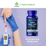  Viên Uống Bổ Sung Alpha Lipoic Acid, Ngăn Ngừa Lão Hóa Puritan’s Pride Alpha Lipoic Acid 600mg (60 viên/Lọ) 