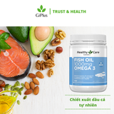  Viên Uống Dầu Cá Healthy Care Fish Oil 1000mg Omega-3 (400 viên/ lọ) 