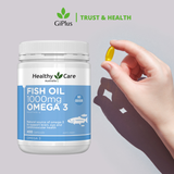  Viên Uống Dầu Cá Healthy Care Fish Oil 1000mg Omega-3 (400 viên/ lọ) 