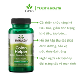 Viên Uống Swanson Colon Helper Herbal Formula Hỗ Trợ Cải Thiện Chức Năng Đại Tràng Tiêu Hóa (60 Viên/Lọ) 