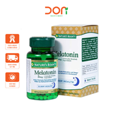  Viên Uống Hỗ Trợ Điều Hòa Giấc Ngủ Nature’s Bounty Melatonin 5mg (60 viên/lọ) 