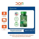  Viên Uống Hỗ Trợ Đường Tiết Niệu và Tuyến Tiền Liệt Khỏe Mạnh Saw Palmetto Puritan’s Pride 450mg 