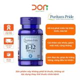  Viên Uống Bổ Sung Vitamin B12 500mcg Puritan's Pride 100 Viên 