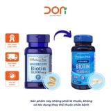  Viên Uống Puritan’s Pride Ultra Mega Biotin 10,000mcg Hỗ Trợ Mọc Tóc, Giảm Gãy Rụng Tóc Và Chắc Khỏe Móng 