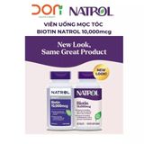  Viên Uống Hỗ Trợ Mọc Tóc, Móng Natrol Biotin 10.000mcg (100 Viên/Lọ) 