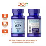 Viên Uống Bổ Sung Vitamin B12 500mcg Puritan's Pride 100 Viên 