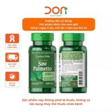  Viên Uống Hỗ Trợ Đường Tiết Niệu và Tuyến Tiền Liệt Khỏe Mạnh Saw Palmetto Puritan’s Pride 450mg 