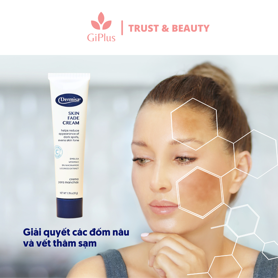  Kem Dưỡng Sáng Da, Mờ Thâm Nám Dermisa Skin Fade Cream (50g/tuýp) 